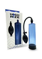 High Rize Beginner Squeeze Pump Blue Medical Grade Silicone and ABS Plastic Pumps